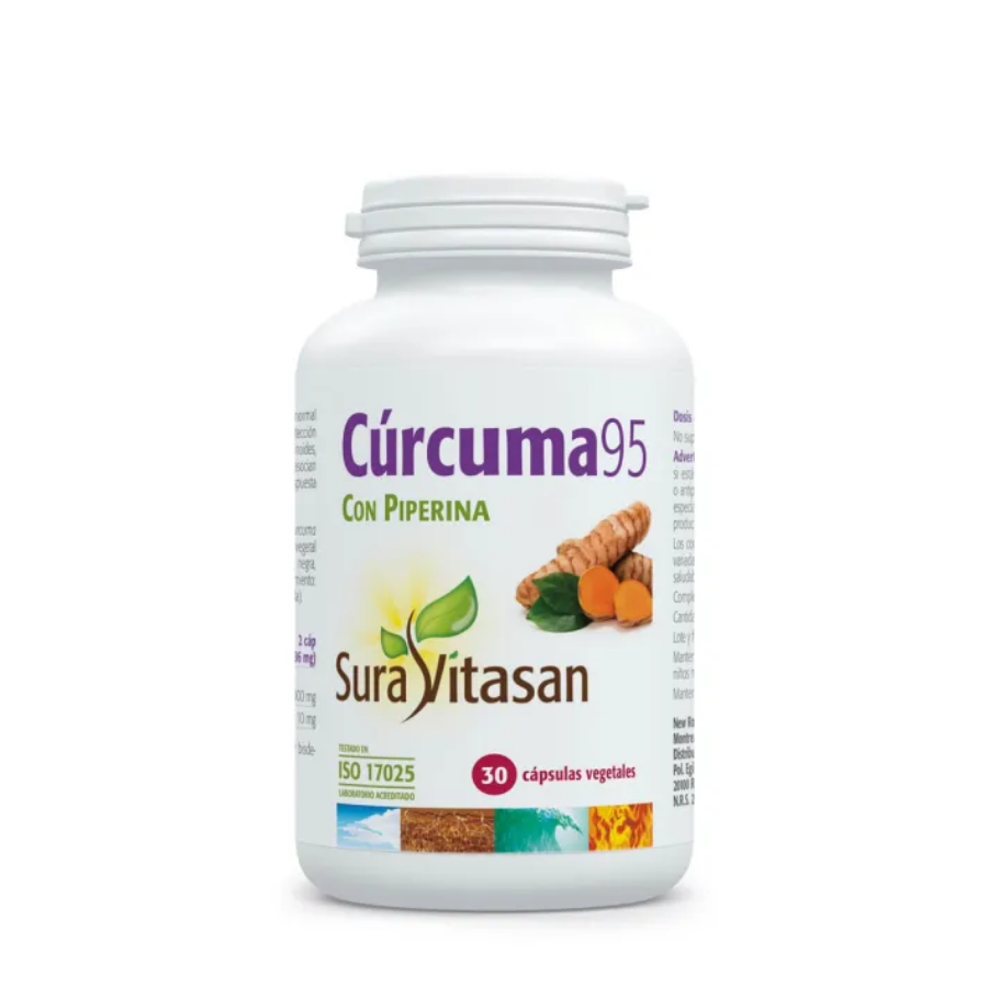 Sura Vitasan Cúrcuma 95 Cápsulas x30