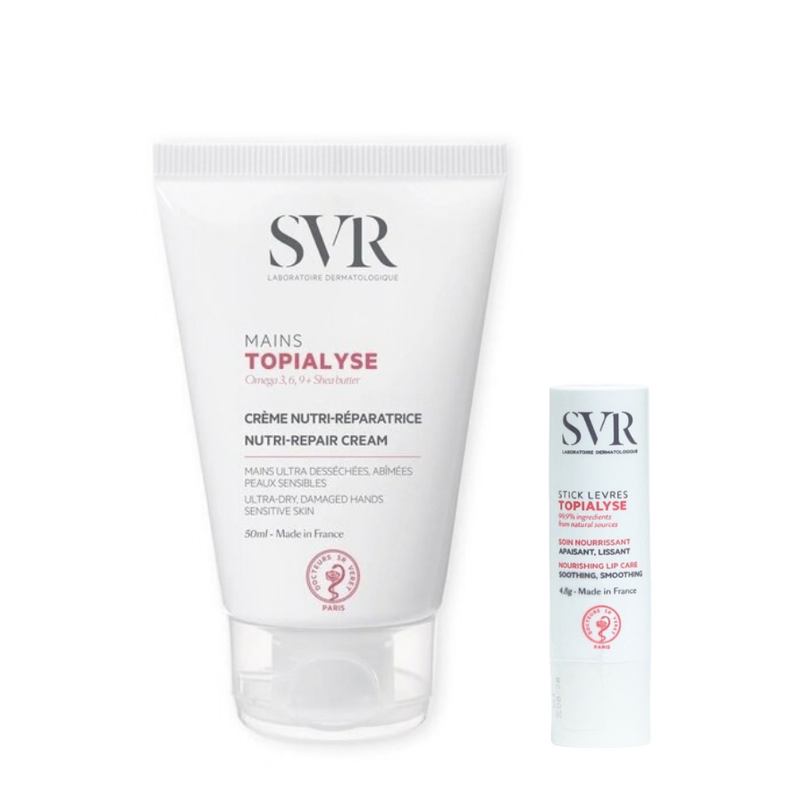 SVR Topialyse Creme de Mãos 50ml + Stick Labial 4g