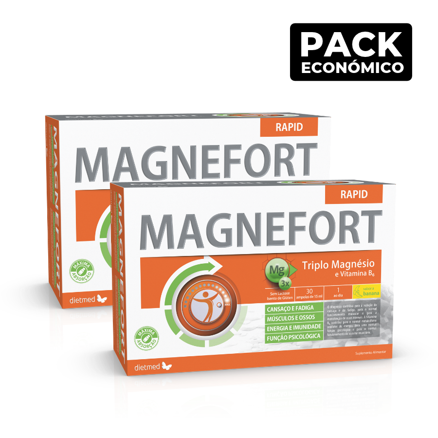 Magnefort Rapid Ampolas 2x30