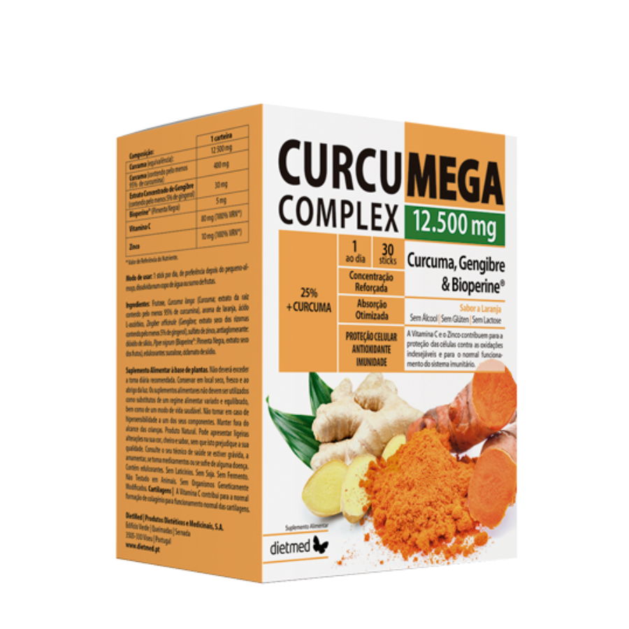 Complejo de cúrcuma 12,500 mg (30 sobres)