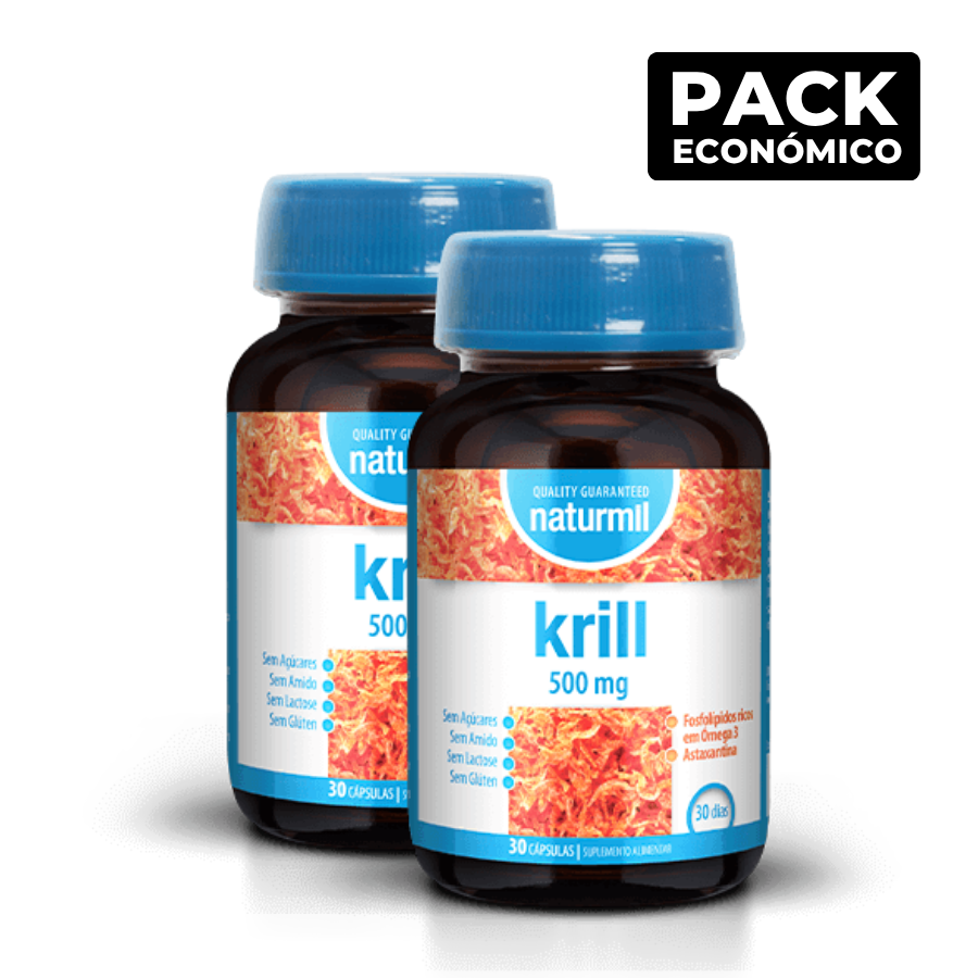 Naturmil Krill 500mg Cápsulas 2x30