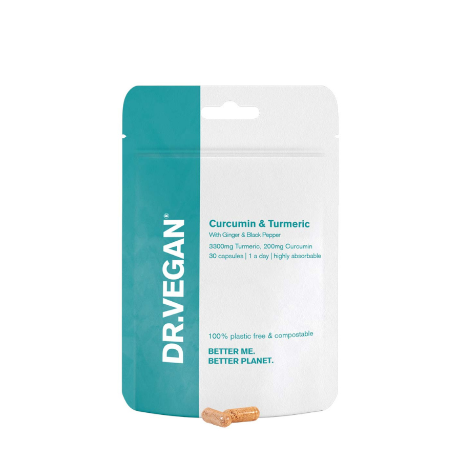 Dr. Vegan Curcumin & Turmeric Cápsulas x30