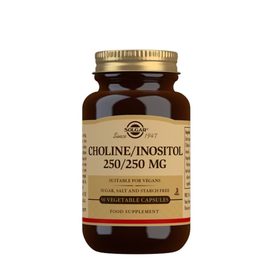Solgar Choline Inositol 250mg Cápsulas x50