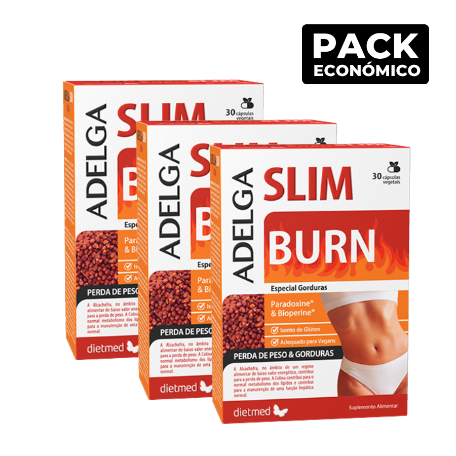AdelgaSlim Burn Cápsulas 3x30