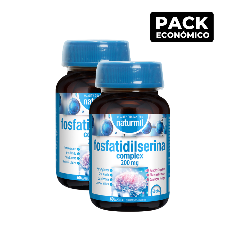 Naturmil Fostatildiserina 200mg Cápsulas 2x60