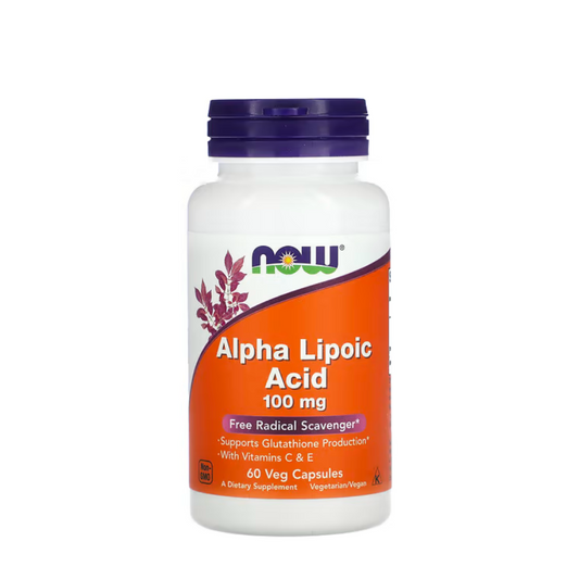 Now Alpha Lipoic Acid 100mg Cápsulas x60