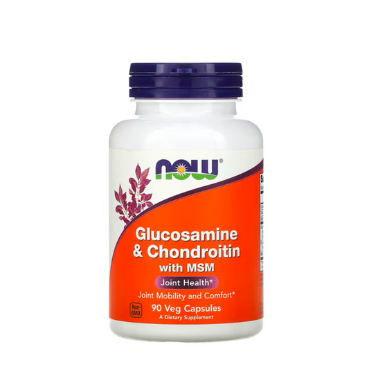 Now Glucosamine Chondroitin & MSM Cápsulas x90