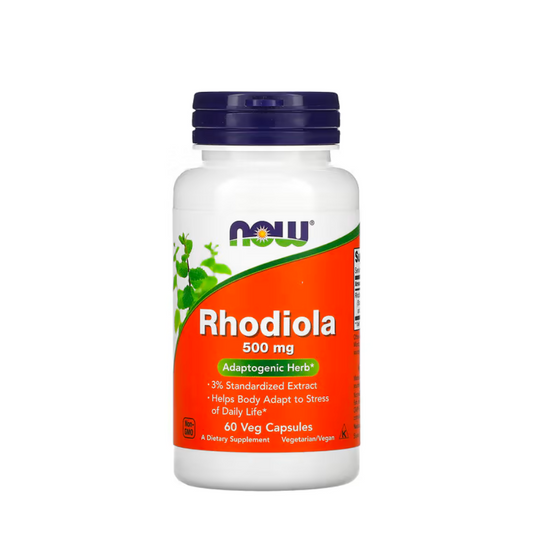 Now Rhodiola 500mg Cápsulas x60