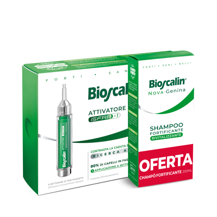 Bioscalin iSFRP-1 Hair Activator 10ml + Revitalizing Shampoo 100ml