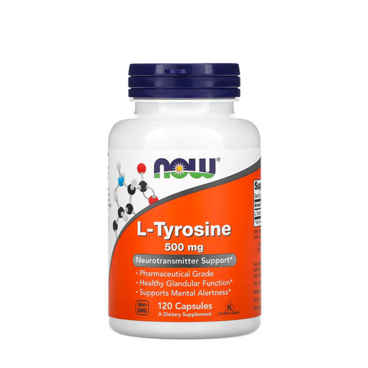 Now L-Tyrosine 500mg Cápsulas x120