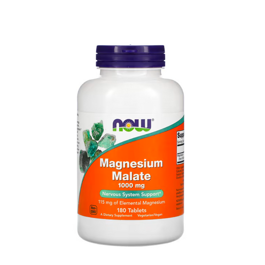 Now Magnesium Malate 1000mg Comprimidos x180