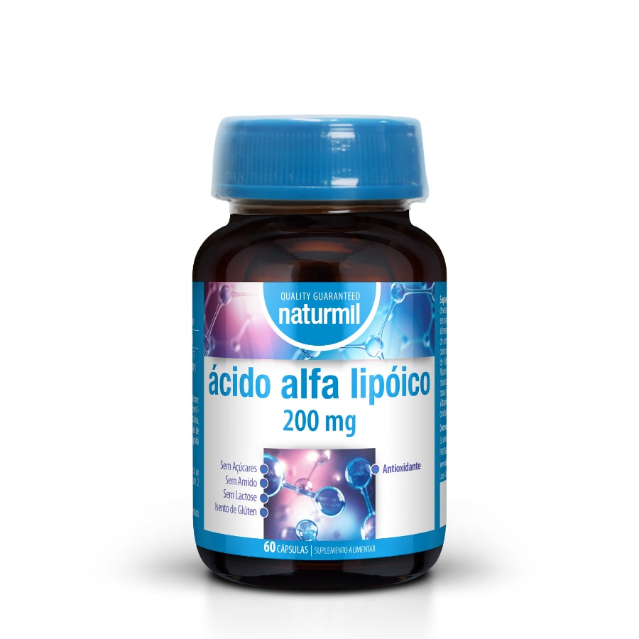 Naturmil Ácido Alfa Lipoico 200mg Cápsulas x60