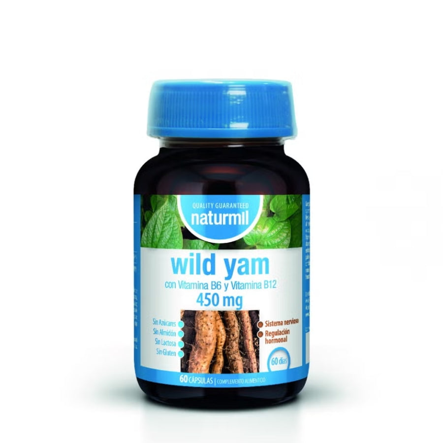 Naturmil Wild Yam 450mg Cápsulas x60