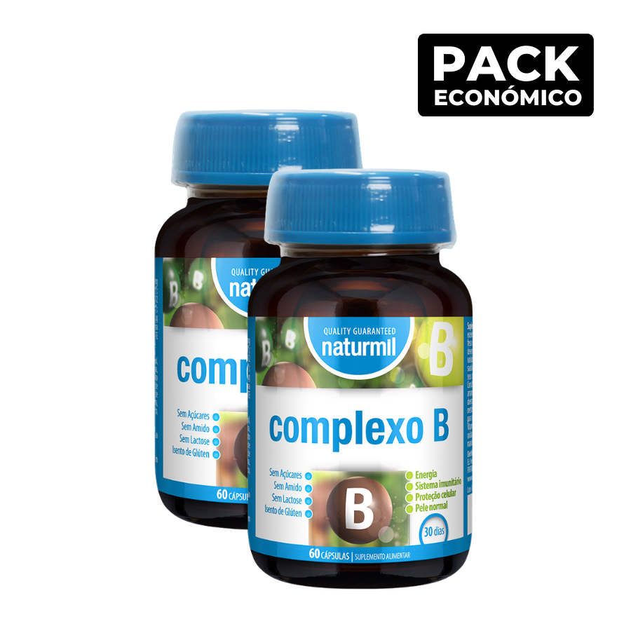 Naturmil Complexo B Cápsulas 2x60