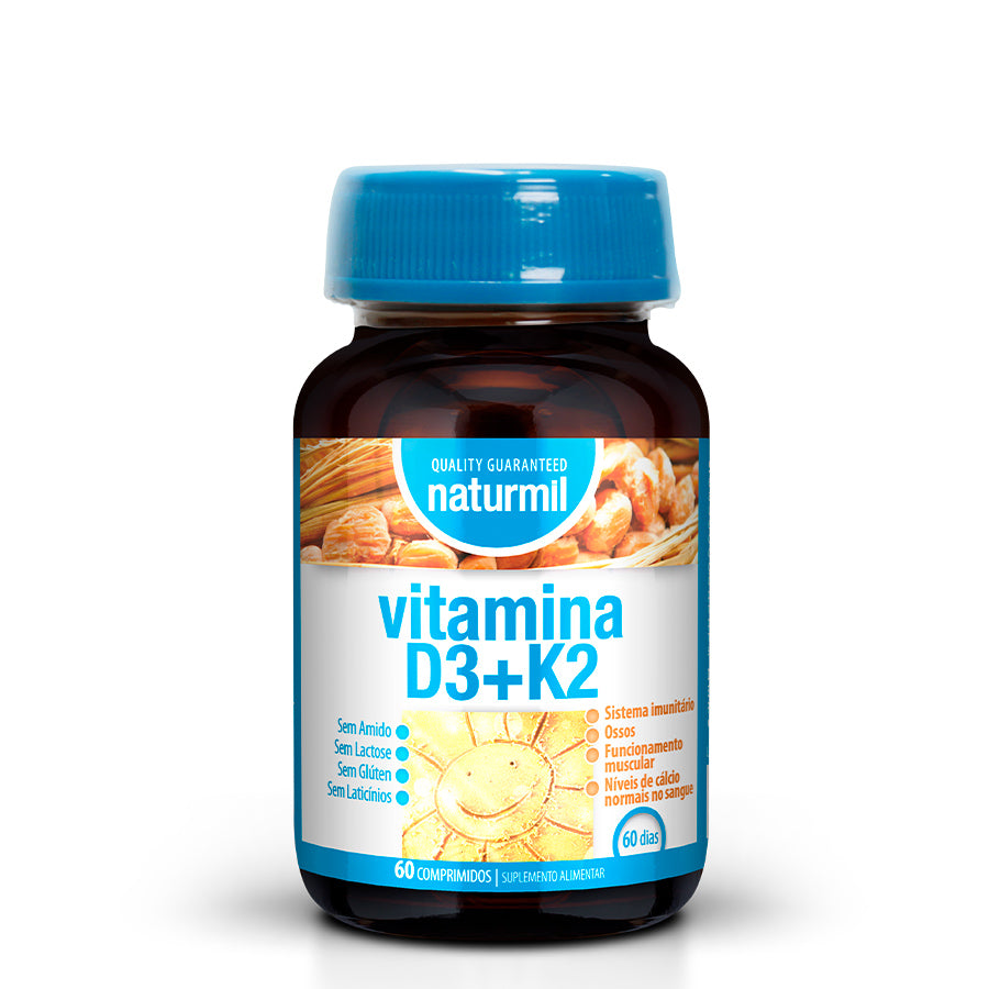 Naturmil Vitamin D3 + K2 Tablets x60