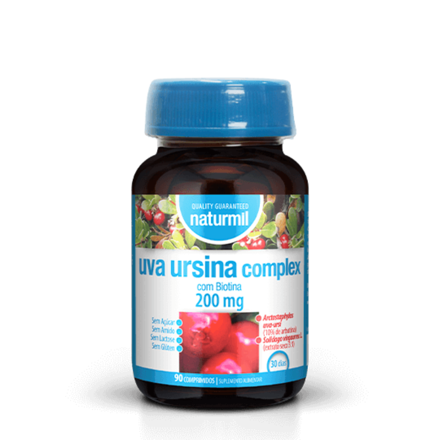 Naturmil Uva Ursina Complex 200mg Comprimidos x90