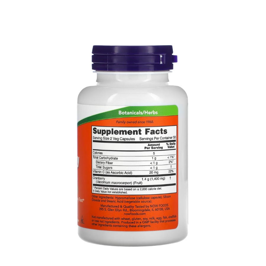 Now Cranberry Capsules x100