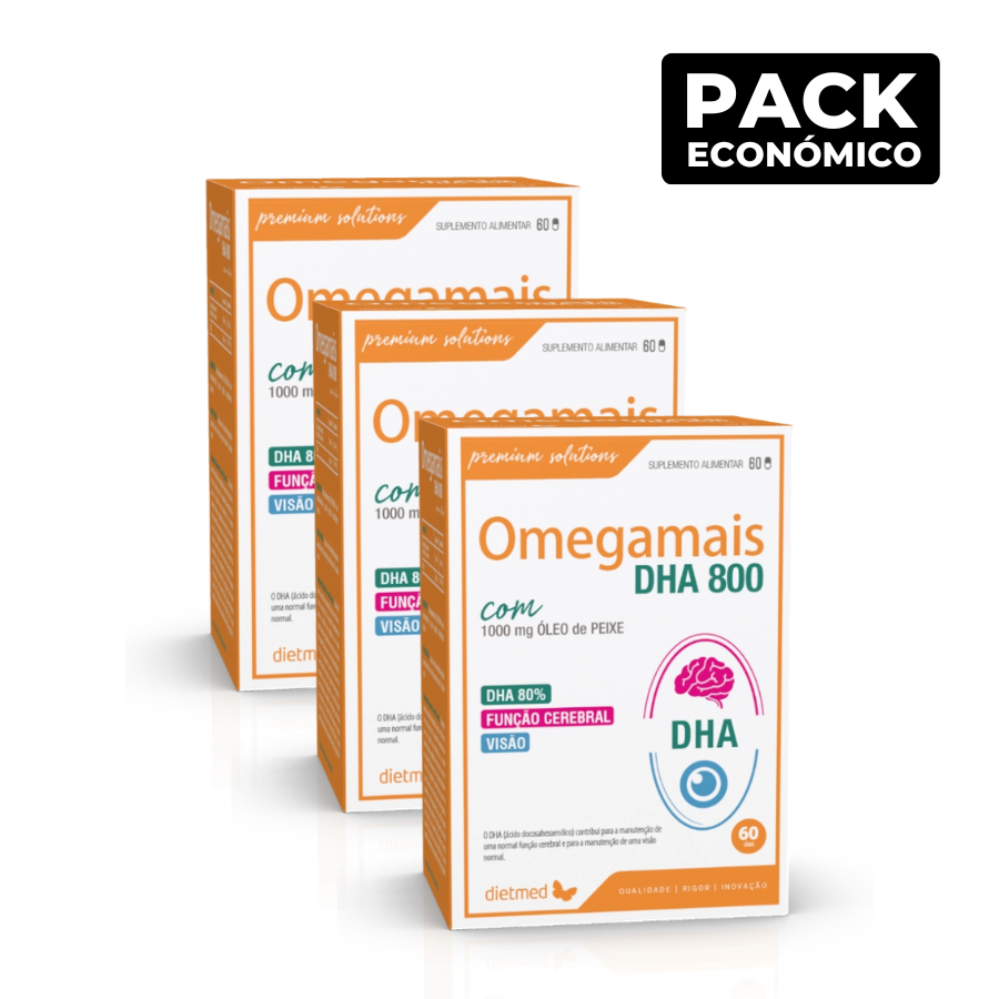 Omegamais DHA 800 Capsules 3x60