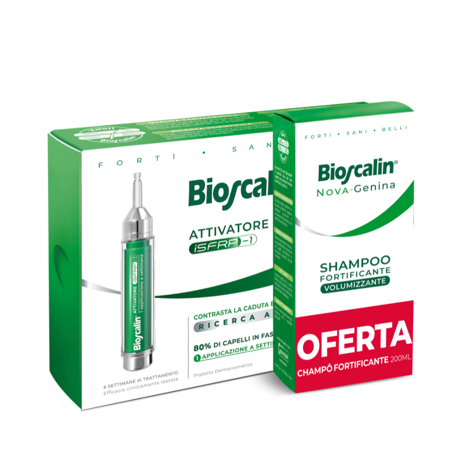 Bioscalin iSFRP-1 Hair Activator 10ml + Volumizing Shampoo 100ml