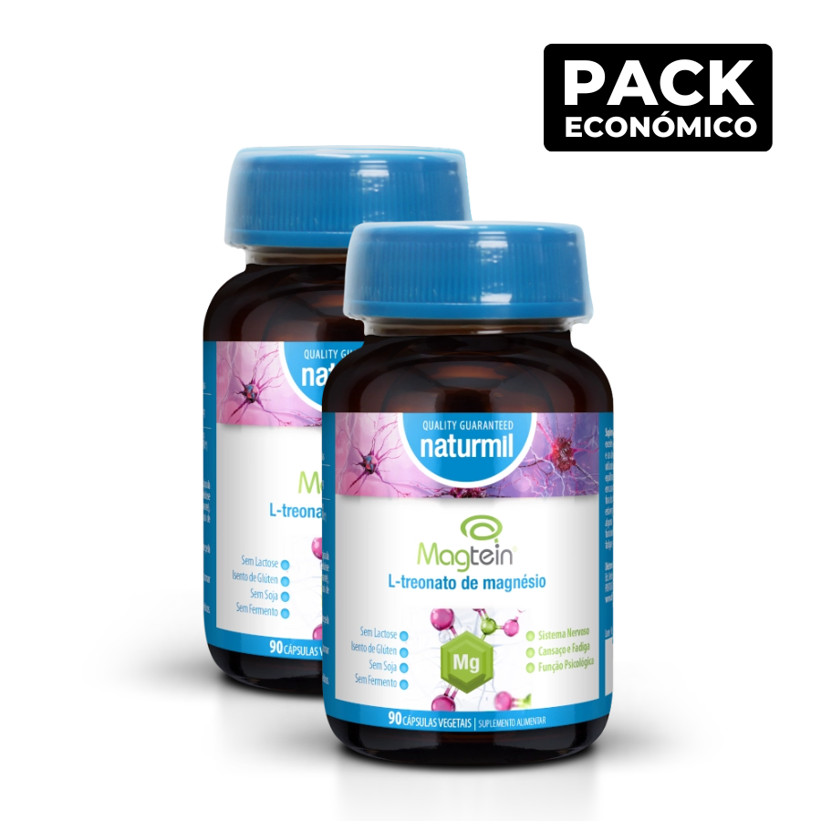 Naturmil Magtein L-Treonato de Magnésio Cápsulas 2x90