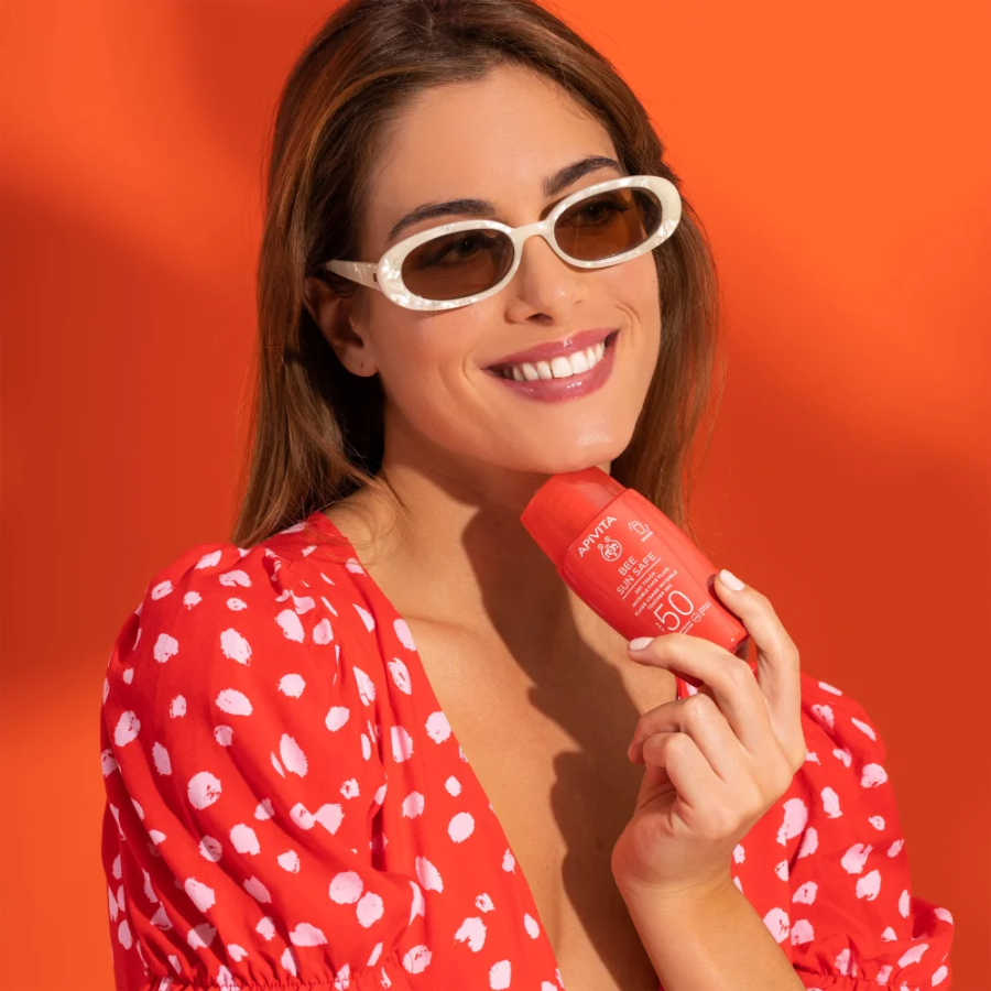 Apivita Bee Sun Safe Fluido Invisible Tacto Seco SPF50 50ml