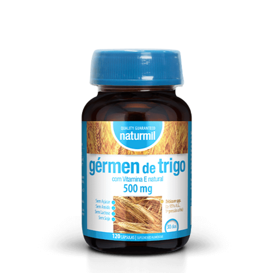 Naturmil Gérmen de Trigo 500mg Cápsulas x120