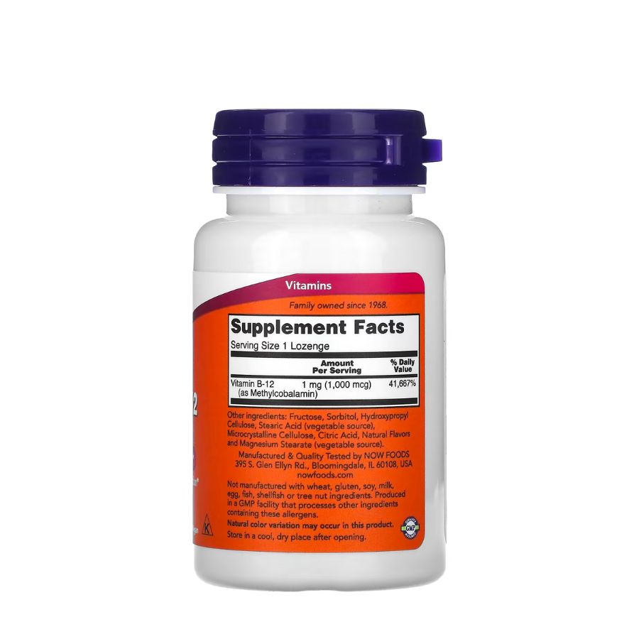 Now Methyl B-12 1000mcg Comprimidos x100