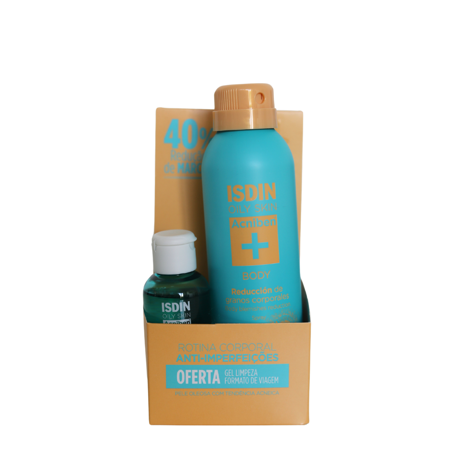 Isdin Acniben Body Routine Body Spray + Cleansing Gel