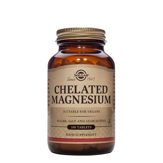 Solgar Chelated Magnesium Comprimidos x100