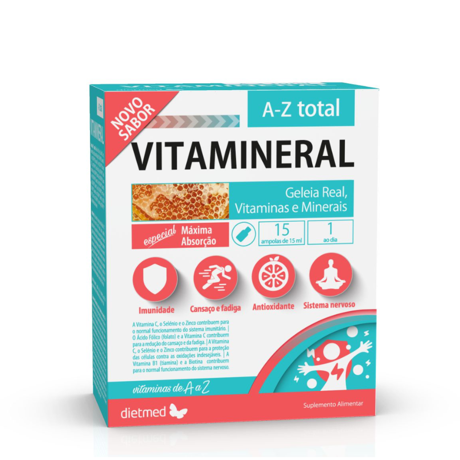 Vitamineral A-Z Total Ampolas x 15