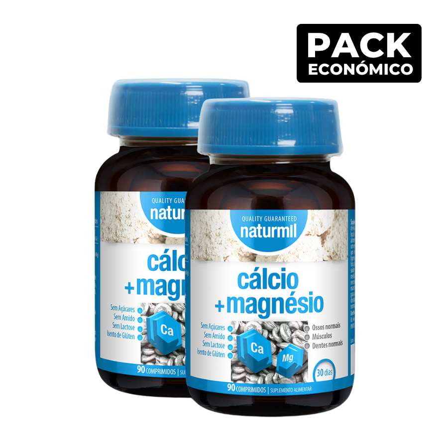 Naturmil Cálcio + Magnésio Comprimidos 2x90