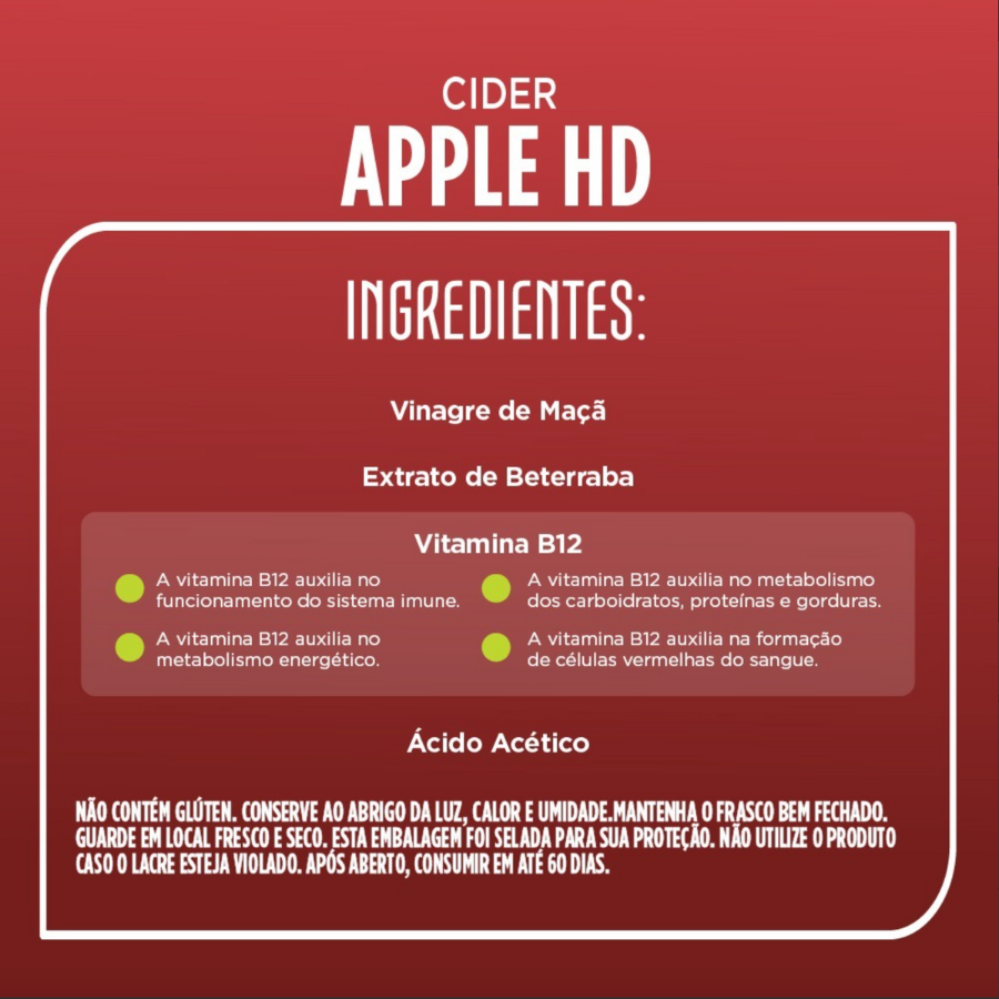 Super Nutrition Apple Cider HD Capsules x60