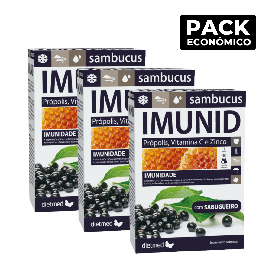 Imunid Sambucus Cápsulas 3x30