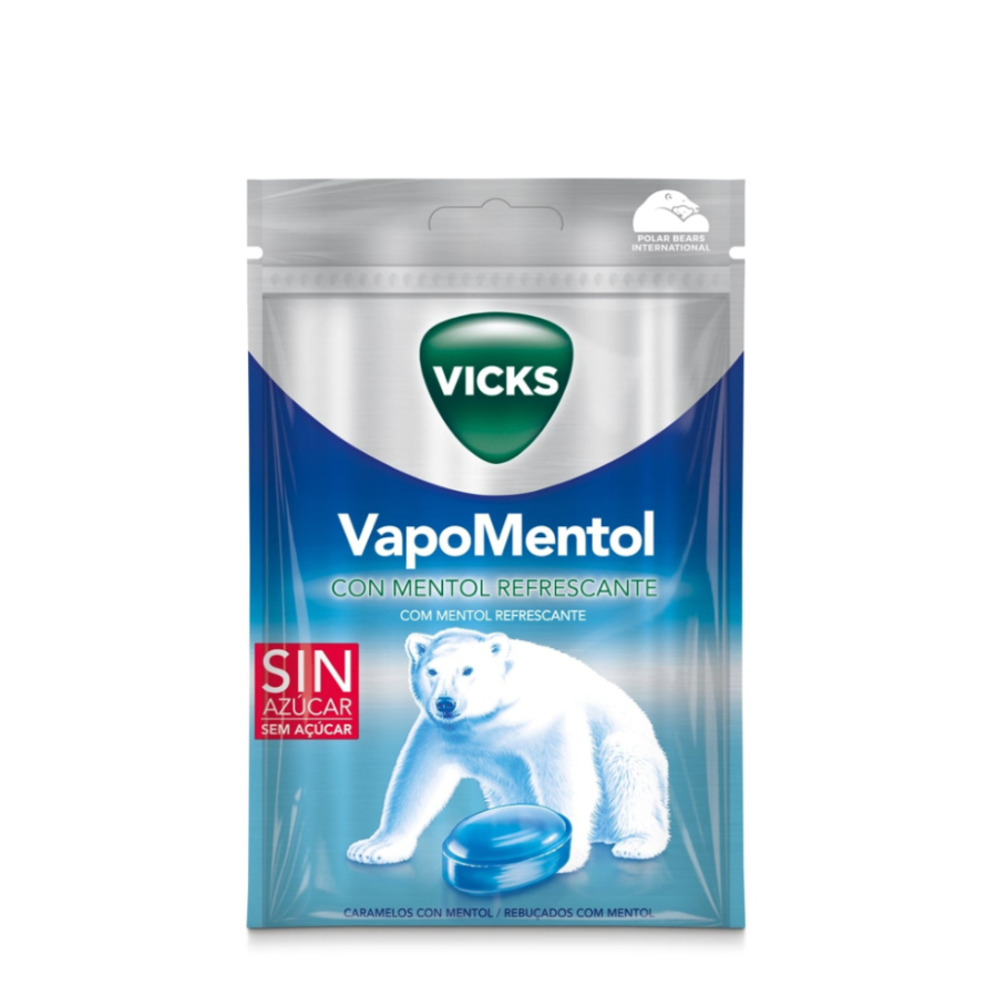 Vicks VapoMenthol Refreshing Menthol Candies 72g