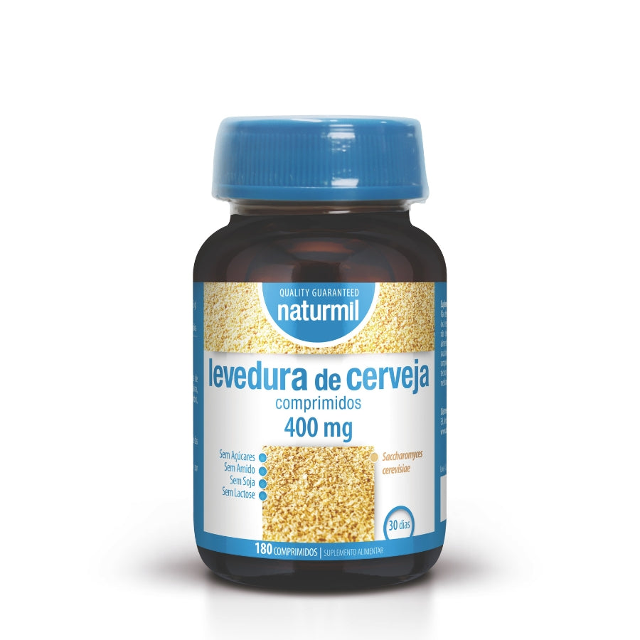 Naturmil Levedura de Cerveja 400mg Comprimidos x180