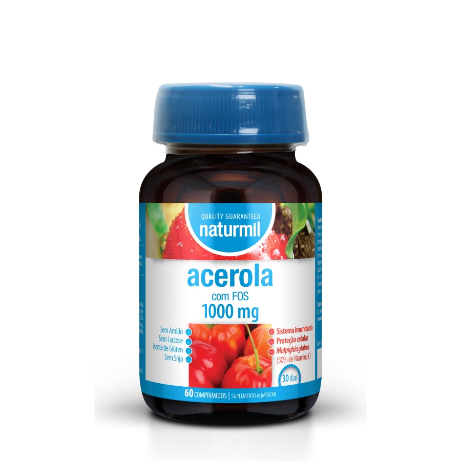 Naturmil Acerola 1000mg Comprimidos x60