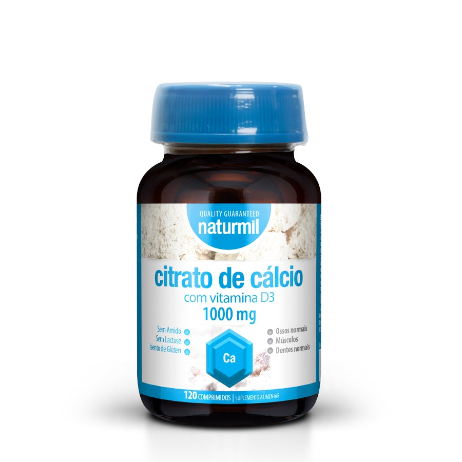 Naturmil Citrato de Cálcio 1000mg Comprimidos x120