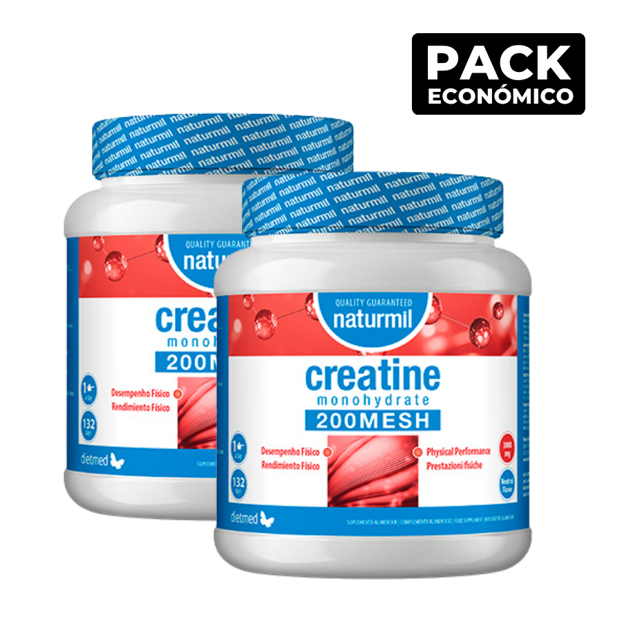 Naturmil Creatine Monohydrate 200 Mesh 2x450g
