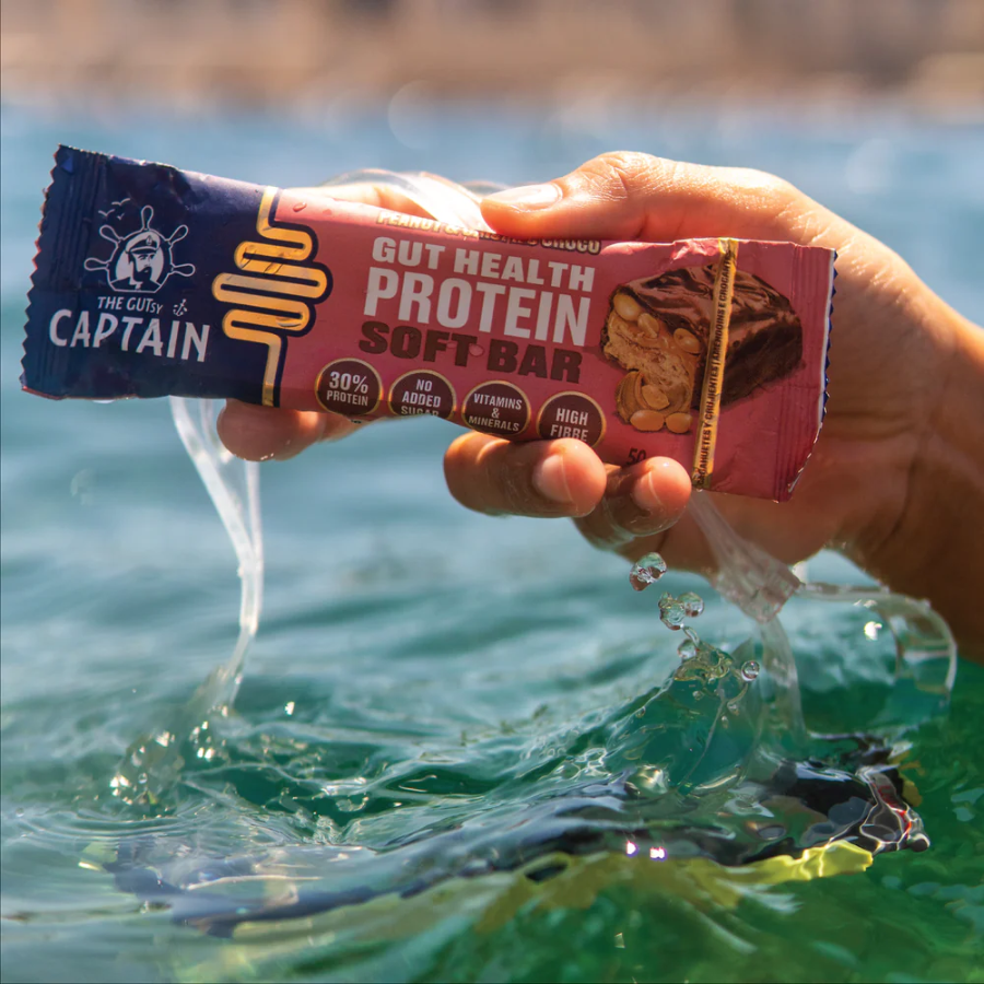GUTsy Captain Chocolate & Peanut Protein Bar 50g