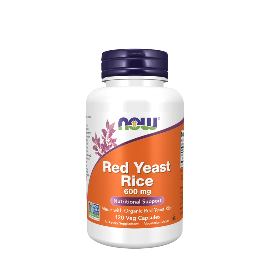 Now Red Yeast Rice 600mg Cápsulas x120