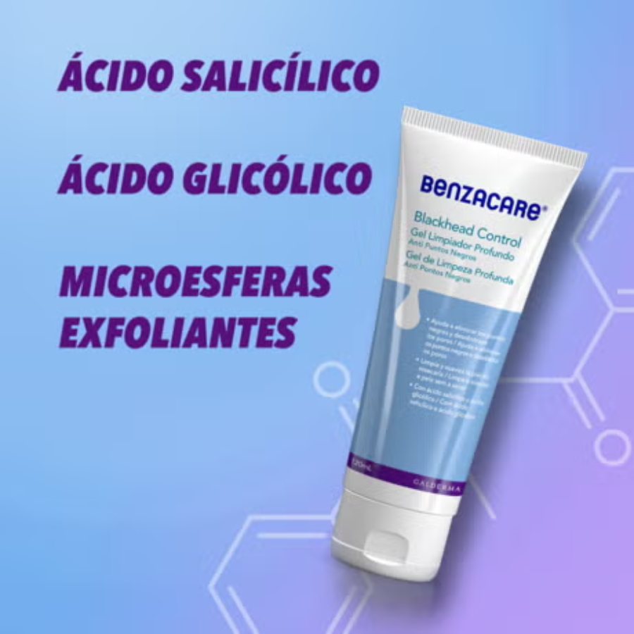 Benzacare Gel Limpieza Profunda Control Puntos Negros 120ml