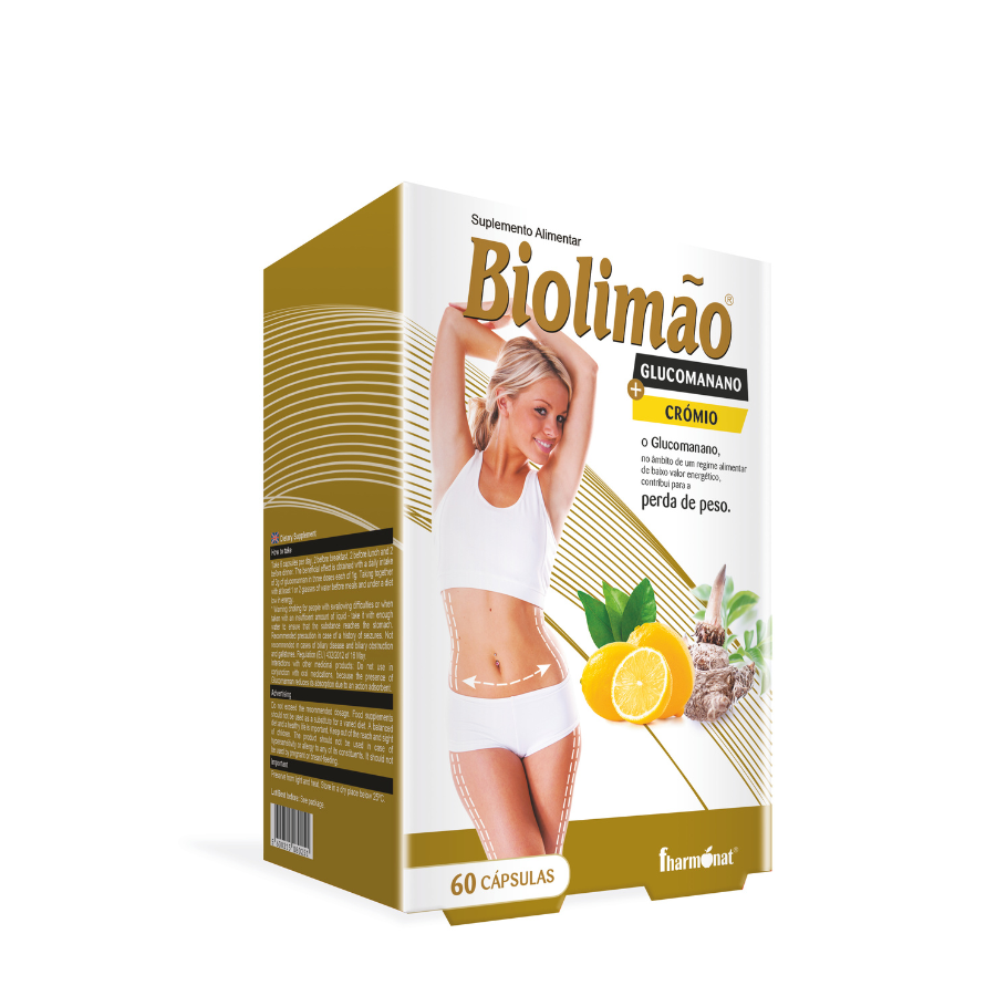 Biolimão Glucomanano + Crómio Cápsulas x60