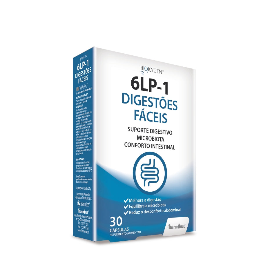Biokygen 6LP-1 Digestoes Faceis Cápsulas x30