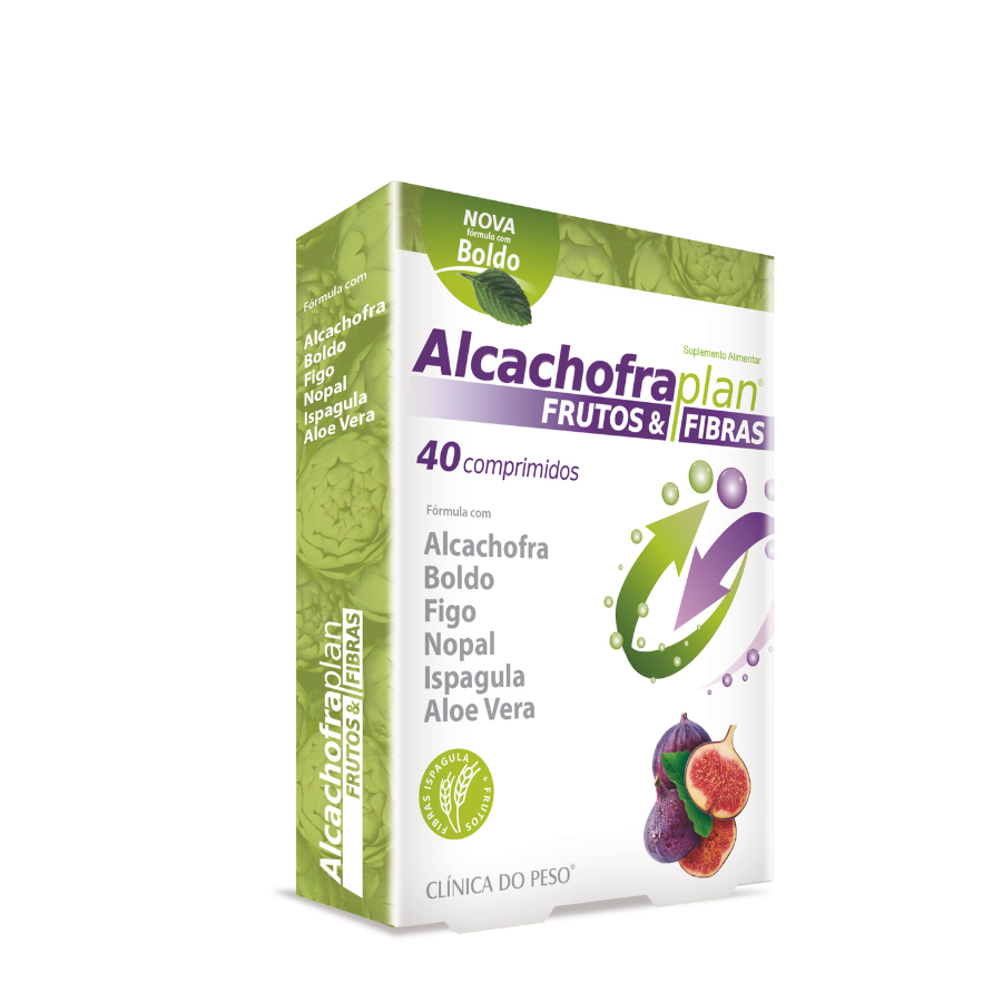 Alcachofra Plan Frutos e Fibras Comprimidos x40