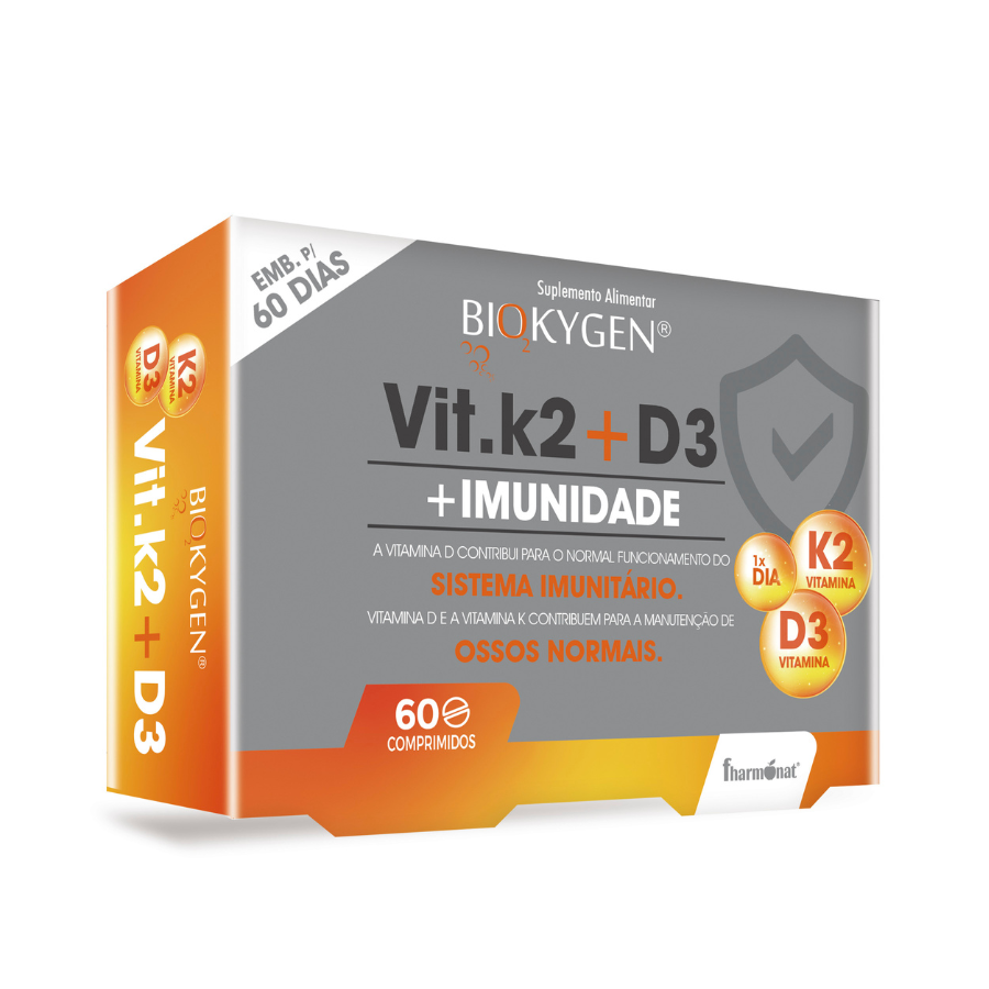 Biokygen Vitamin K2 + D3 + Immunity Tablets x60
