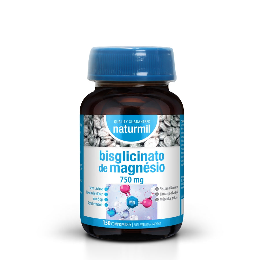 Naturmil Bisglicinato de Magnésio Comprimidos x150