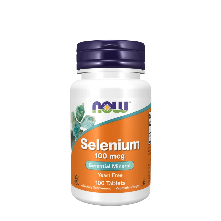 Now Selenium Yeast-Free 100mcg Comprimidos x100