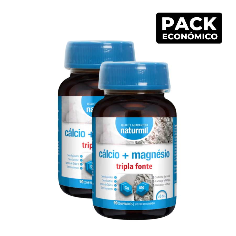 Naturmil Calcium + Magnesium Triple Source Tablets 2x90