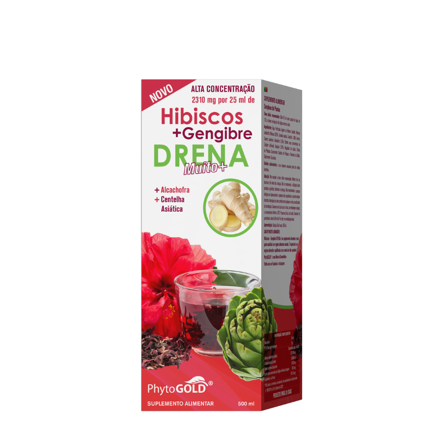 Phytogold Drena Hibiscos + Gengibre 500ml