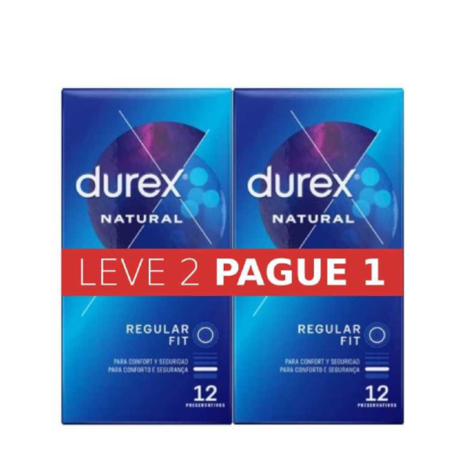 Durex Preservativos Naturales Pack 2x12